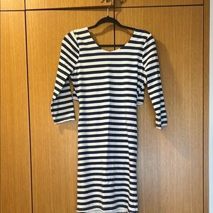 Striped Navy and White Billabong Dress